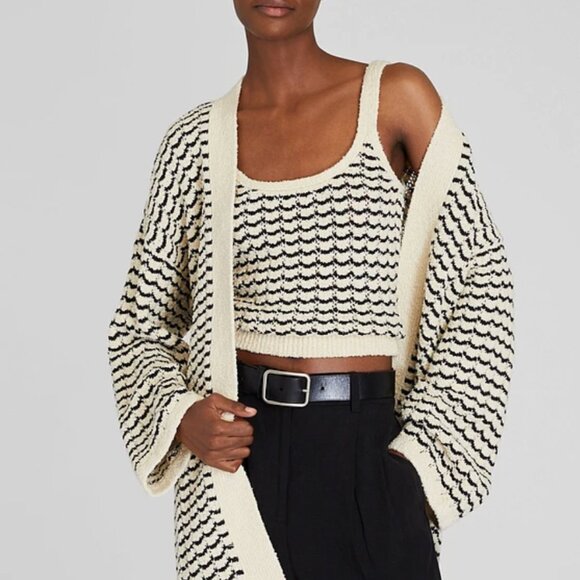 NWT Club Monaco Boucle Stitch Tank Top - Picture 1 of 9